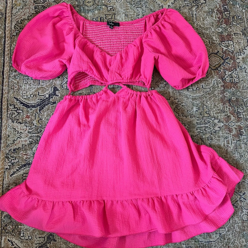 Lulu's Pink Mini Dress
